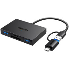 Card Reader USB 3.0 4-in-1,OTG USB-C/USB-A, SD/TF, 4-in-1 CM812 Ugreen