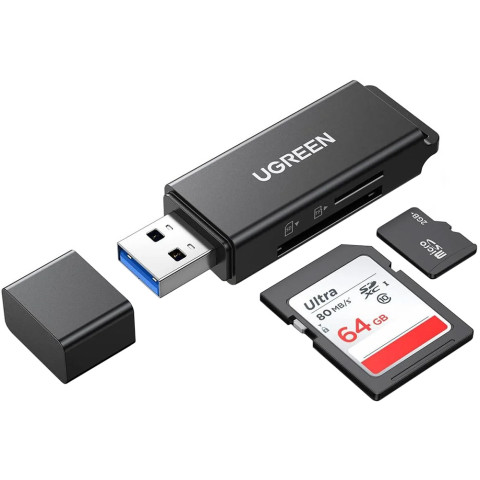 Card Reader USB 3.0 -> 2-слота SD/TF CM104 Ugreen