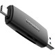 Card Reader USB-С 3.1 + USB-A 2-слота TF/SD CM304 Ugreen