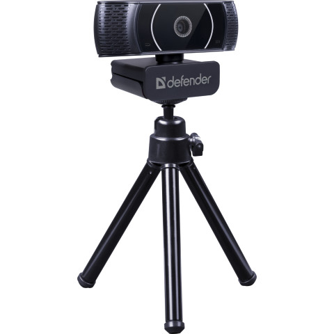 Веб-камера Defender G-lens 2590 QHD 2K 1440p, 3.7МП чорна