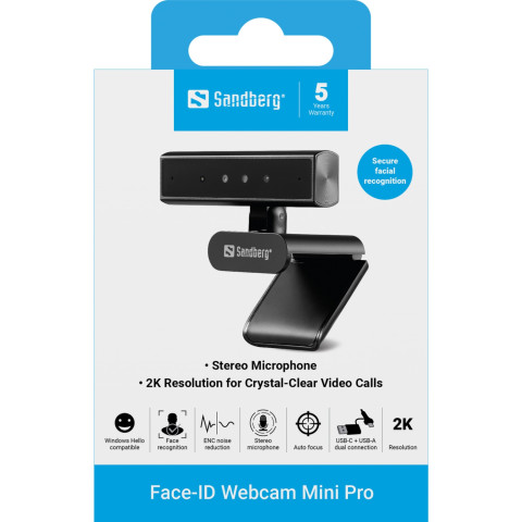 Веб-камера Sandberg Face-ID Webcam Mini Pro