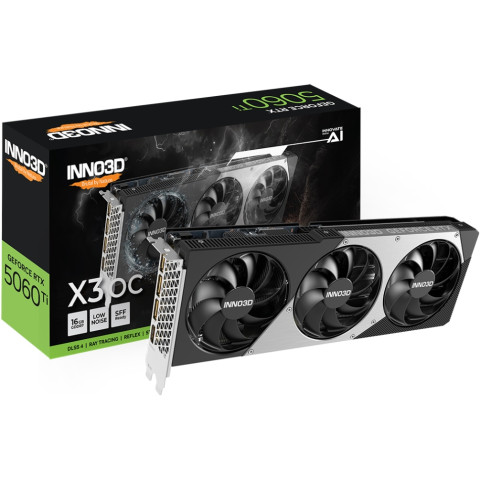GeForce RTX5060 Ti Inno3D X3 OC, 16GB GDDR7, 128bit, PCI Express 5.0