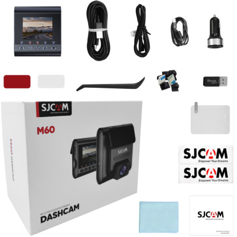 Відеореєстратор SJCAM Dashcam M60, WIFI, GPS, 4K, HDR