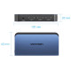 Сплітер HDMI 2.0 UHD 4K 60Hz 3D, HDCP 1in x 2out ports Blue Aluminum Alloy Vention