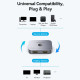 Сплітер HDMI 2.1 UHD 8K 60Hz 3D, HDCP HDR Dolby 7.1 перемикач двонаправлений 2 in 1 out Vention