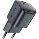 Зарядний пристрій 1xUSB-C 20W Gan A73 mini Fast Charger Black Acefast