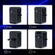 Зарядний пристрій 4xUSB 100W PD (2хUSB-C+2хUSB-A) TRAVEL Universal сharger diamond чорний Choe