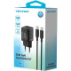 Зарядний пристрій 2xUSB 30W (USB-A/USB-C) + USB-C cable М-М Black Vention