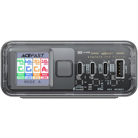 Зарядний пристрій 4xUSB 218W (3xUSB-C+USB-A) Gan Z4 Fast Charger Acefast