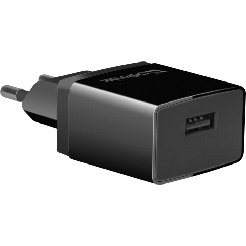 Зарядний пристрій 1xUSB 11W 2.1А + кабель micro-USB UPC-11 чорний Defender