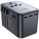 Зарядний пристрій 5xUSB 75W (3xUSB-C+2xUSB-A) Gan Z1 Travel Fast Charger Acefast