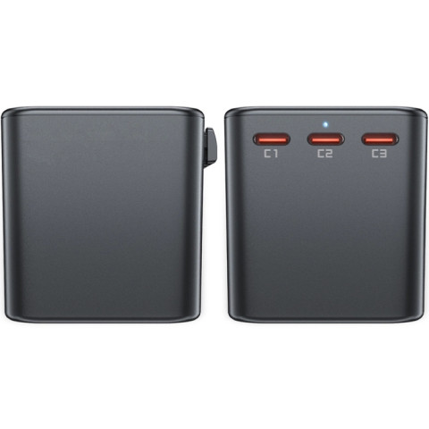 Зарядний пристрій 5xUSB 75W (3xUSB-C+2xUSB-A) Gan Z1 Travel Fast Charger Acefast