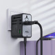 Зарядний пристрій 5xUSB 75W (3xUSB-C+2xUSB-A) Gan Z1 Travel Fast Charger Acefast