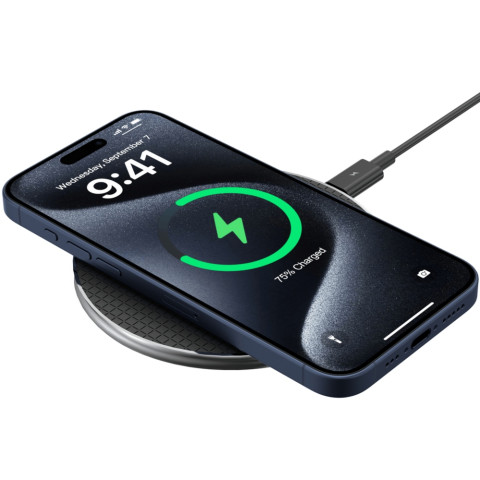 Зарядний пристрій Wireless Energizer WCP107 QI 15W чорний
