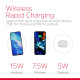 Зарядний пристрій Wireless Energizer WCP107 QI 15W чорний