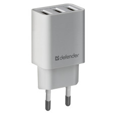 Зарядний пристрій 3xUSB 37W 3.1A білий UPA-31 Defender