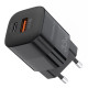Зарядний пристрій 2xUSB 33W (USB-C+USB-A ) PD QC3.0 PD5006 чорний Choetech