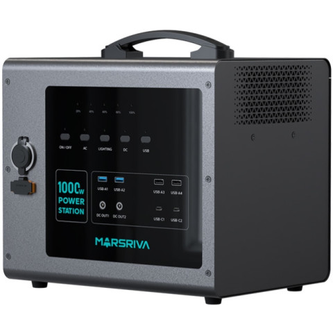 Зарядна станція Marsriva MP10 1000Вт (1176Вт/г) LiFePo4, PD 60Вт