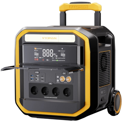 Зарядна станція Vtoman FlashSpeed Pro 3600 (3096 Вт/г) 3600W AC,MPPT,UPS,LiFePo4