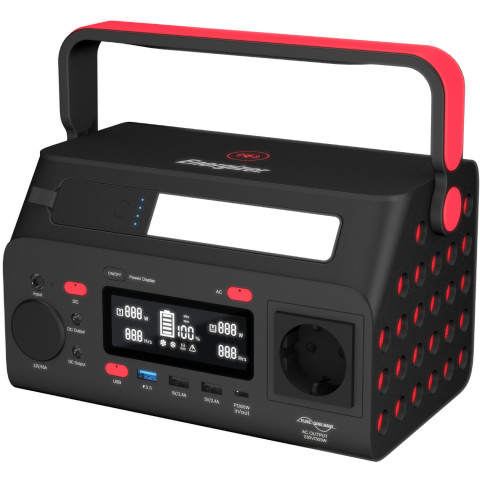 Зарядна станція Energizer 300Вт (293Вт/г) DC, Li-ion, MPPT, QI-10W, USB-C PD 60Вт, ліхтар