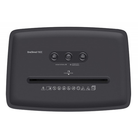 Знищувач документів HP OneShred 15CC, A4, 80g х 15 листів, 4*35, 20 л, P-4