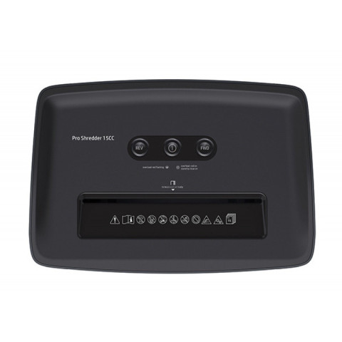 Знищувач документів HP Pro Shredder 15CC, A4, 80g х 15 листів, 4*35, 20 л., P-4