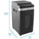 Знищувач документів HP Pro Shred Auto 400CC, A4, 80g х 10 л.,4*12, 53л., P-4