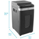 Знищувач документів HP Pro Shred Auto 400MC, A4, 80g х 10 л.,2*12, 53л., P-5