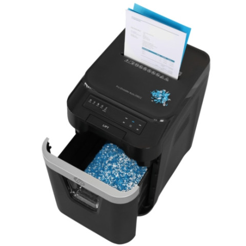 Знищувач документів HP Pro Shred Auto 200CC, CrossCut Paper Shredder, A4, 80g х 10 л.,4*20, 32л.,P-4