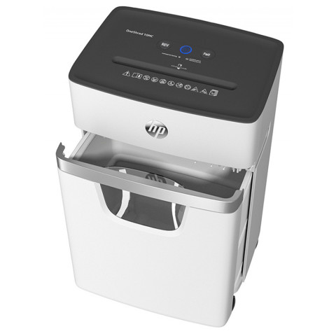 Знищувач документів HP OneShred 10MC, A4, 80g х 10 листів, 2*15, 20 л., P-5