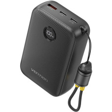 УМБ Vention 20000mAh 22,5W Fast Charging, USB-A, 2xUSB-C Black