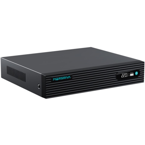ДБЖ Marsriva DC Router UPS KP7 Pro 11xDC+USB+Gigabit PoE 9-12V 100W 24000Ah (76,8Wh) LiFePO4