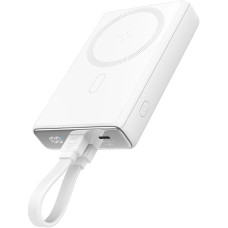 УМБ Joyroom Magnetic Wireless 10000mAh JR-PBM01 20W QC, USB-C In/Out White