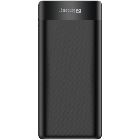 УМБ Sandberg 20000mAh 65W PD,QC3.0, Always-ON-Mode, 2xUSB-A, USB-C In/Out , кабель 100W 0.5m