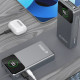 УМБ Dudao 20000mAh K31 Pro 45W PD,QC USB-A,USB-C In/Out,with built-in USB-C/Lightning cables Gray