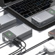 УМБ Dudao 20000mAh K31 Pro 45W PD,QC USB-A,USB-C In/Out,with built-in USB-C/Lightning cables Gray