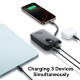 УМБ Joyroom 10000mAh 22,5W PD,QC, USB-A, USB-C In/Out with built-in USB-C cable Black