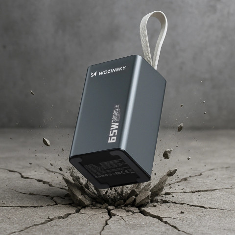УМБ Wozinsky 30000mAh K65+ 65W PD,QC USB-A,2xUSB-C Gray