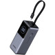 УМБ Ugreen 20000mAh 130W PD/QC, USB-A, USB-С In/Out with built-in USB-C cable (PB723) Gray