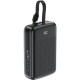 УМБ Acefast 20000mAh 22,5W PD,QC3.0 USB-A+USB-C In/Out,built-in cable M14 Black