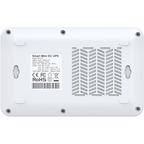 ДБЖ Marsriva DC UPS для роутерів KP2 DC+PoE+USB OUT, Select DC 9V/12V+ DC 5V, 18W 10000mAh (36Wh)