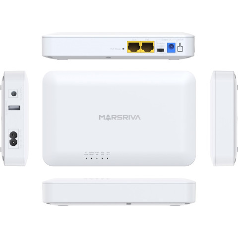 ДБЖ Marsriva DC UPS для роутерів KP2 DC+PoE+USB OUT, Select DC 9V/12V+ DC 5V, 18W 10000mAh (36Wh)
