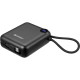 УМБ Sandberg 10000mAh 20W PD,QC3.0, USB-C In/Out, PowerThru, with built-in 2xUSB-C cables