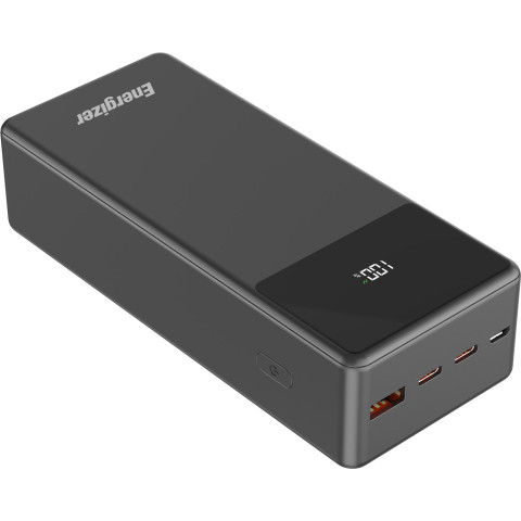 УМБ Energizer 27000mAh 65W PD,QC3.0,USB-А, 2хUSB-C, Micro-USB, LCD display,Black