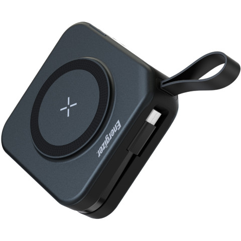 УМБ Energizer Magnetic Wireless 10000mAh 20W PD,AC зарядка,QI-15W, built-in USB-C,USB-А,USB-C In/Out