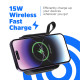 УМБ Energizer Magnetic Wireless 10000mAh 20W PD,AC зарядка,QI-15W, built-in USB-C,USB-А,USB-C In/Out
