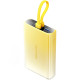 УМБ Vention 10000mAh 22,5W PD, USB-A, USB-C In/Out, Lightning In/Out, Yellow