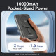УМБ Vention Magnetic Wireless 10000mAh 20W PD USB-C In/Out, QI-15W Black
