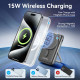УМБ Vention Magnetic Wireless 10000mAh 20W PD USB-C In/Out, QI-15W Black