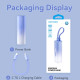 УМБ Vention 5000mAh 20W PD, USB-C In/Out, Lightning In/Out, with cable, Gradient Blue
